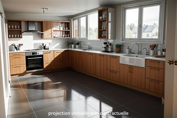 Maison 3 pièces, jardin et garage, fort potentiel