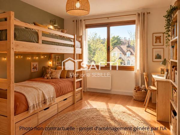 Maison indépendante de 76 m² avec extérieur et garage XL à Bourron-Marlotte