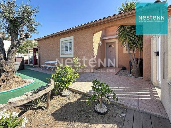 VILLA DE PLAIN-PIED DEZ104 M2 AVEC JARDIN ET GARAGE