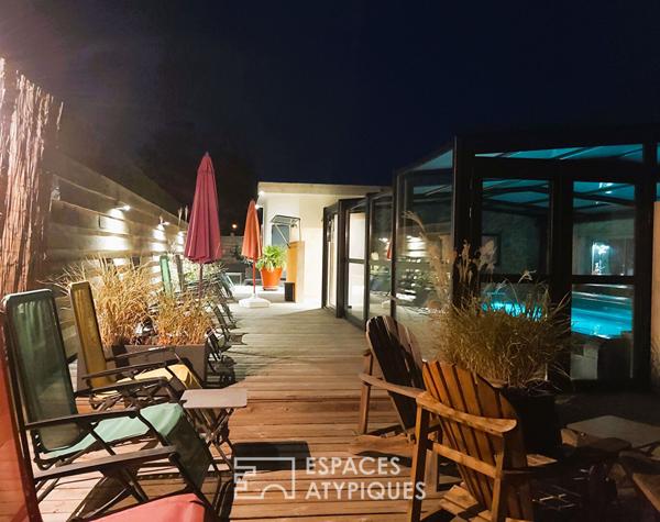 Espace Bien Être : hammam, sauna Finlandais, bain à remous, solarium?