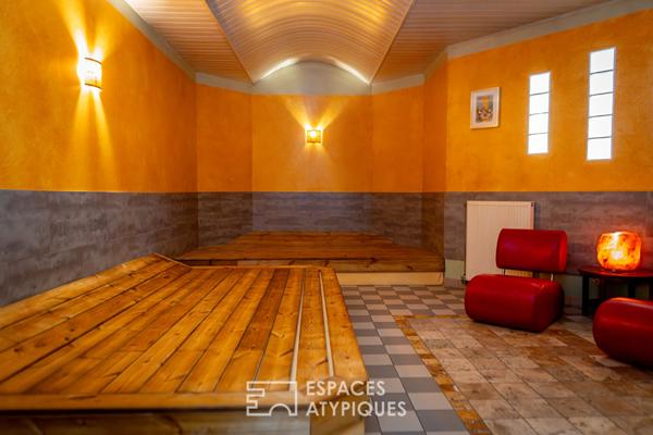 Espace Bien Être : hammam, sauna Finlandais, bain à remous, solarium?
