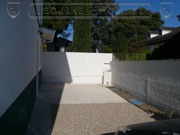 LIBOURNE maison T4 jardin
