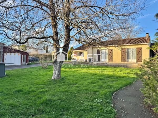 PAVILLON PLAIN PIED 2 CHAMBRES + JARDIN ET GARAGE A AUGE