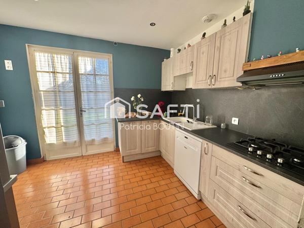 PAVILLON PLAIN PIED 2 CHAMBRES + JARDIN ET GARAGE A AUGE