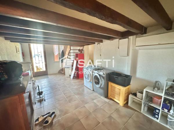 PAVILLON PLAIN PIED 2 CHAMBRES + JARDIN ET GARAGE A AUGE