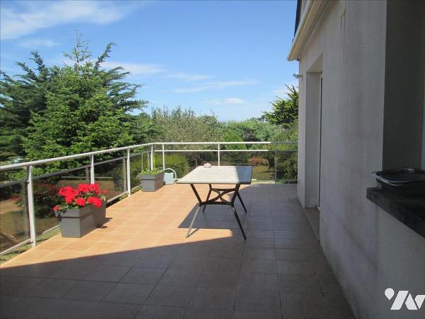 Belle maison avec vue mer