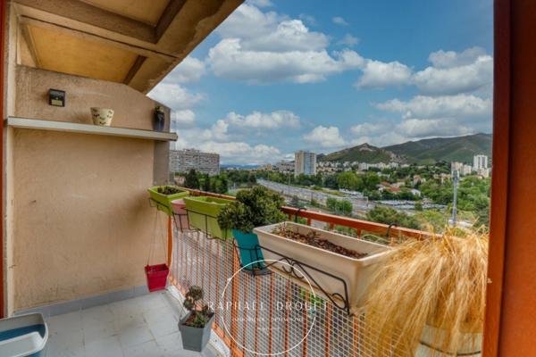MARSEILLE 11ème – LA POMME - APPARTEMENT T3/4 – BALCON – PARKING – RESIDENCE FERMEE