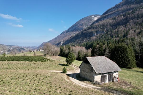 Saint-Thibaud-de-Couz (73160) Rare - grange à la vente - St Thibaud de Couz - 73160