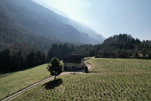 Saint-Thibaud-de-Couz (73160) Rare - grange à la vente - St Thibaud de Couz - 73160