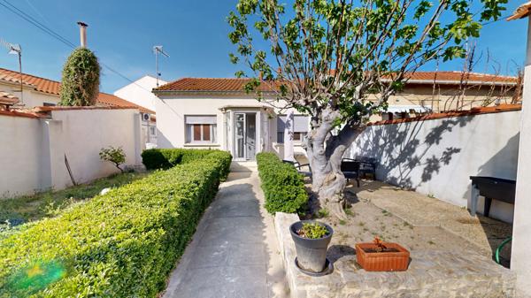 Maison de plain-pied avec jardin - Quartier recherché de Narbonne