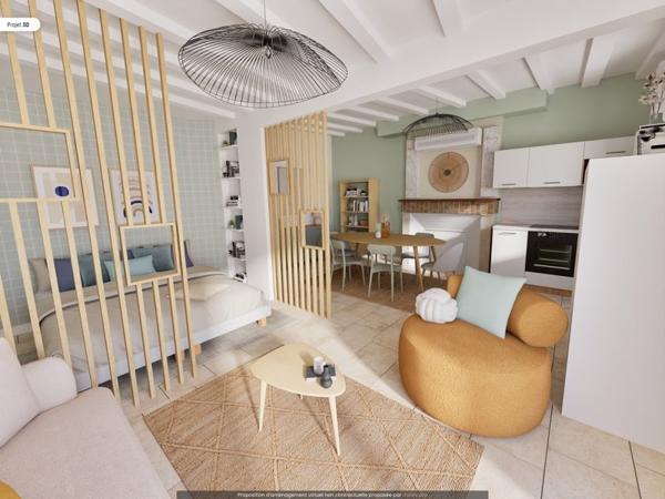 Maison à vendre |  Buzançais |  2 pièces | 57 m²