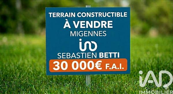 Terrain à vendre 545 m² Migennes