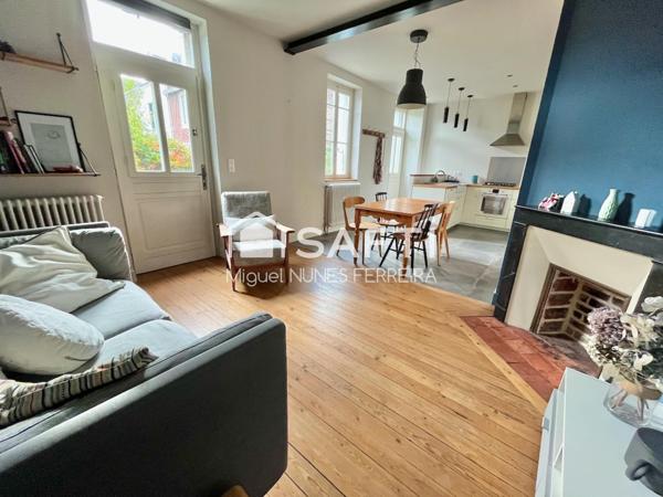 Maison 3 chambres avec jardin