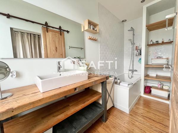 Maison 3 chambres avec jardin