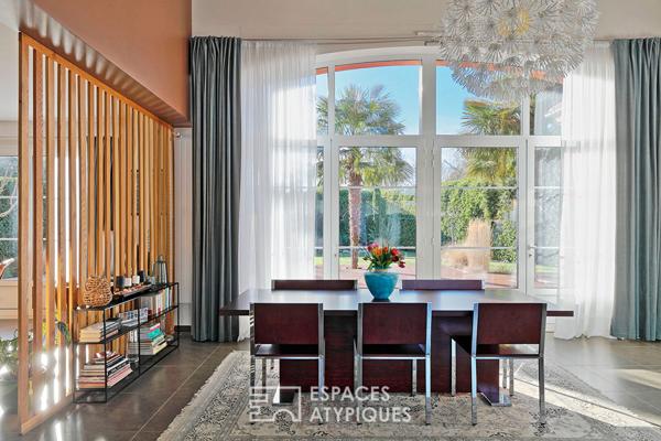 Villa d’architecte rouge brique au coeur de Marne la Vallée