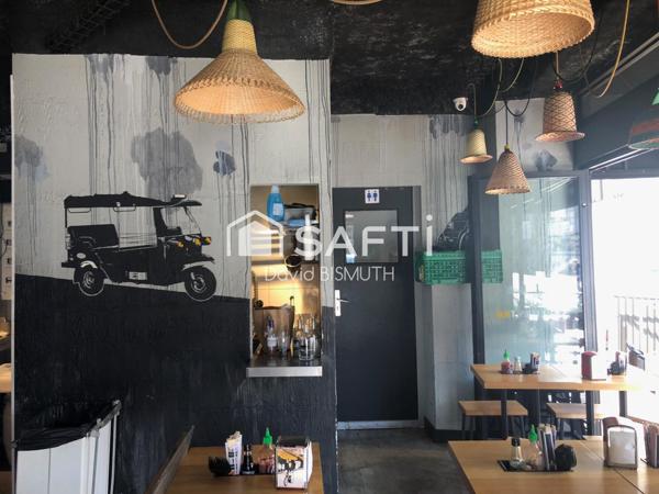 FONDS DE COMMERCE LEVALLOIS RESTAURANT 110 M2 ANGLE DE RUE AVEC TERRASSE EXTRACTION 400 LISCENCE 4