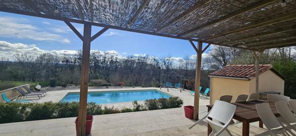 Maison de caractère, 182 m2habitables, vue panoramique, la Force proche Bergerac