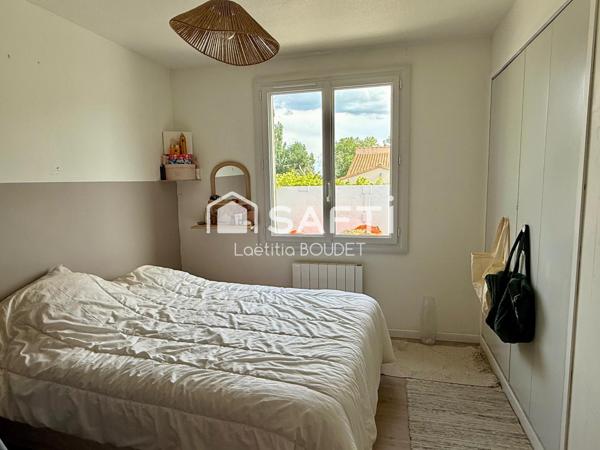 Maison de plain-pied 3 chambres avec garage et grand jardin à Saint-Médard-d’Aunis (côté Saint-Christophe)