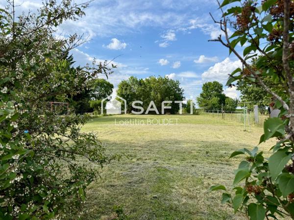 Maison de plain-pied 3 chambres avec garage et grand jardin à Saint-Médard-d’Aunis (côté Saint-Christophe)