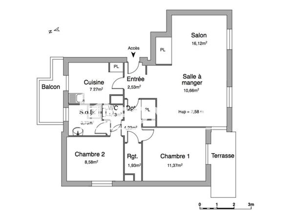 Location Appartement 4 pièces 67.55 m² - AVENUE SENEQUIER Toulon 83000