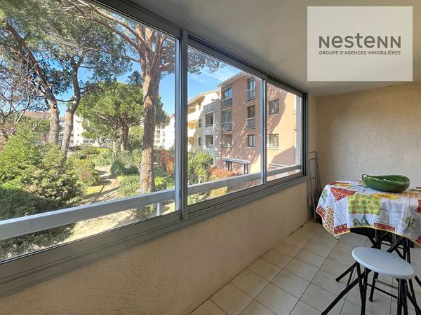 Appartement 2 pièces à louer à Fréjus, loggia, balcon et parking,piscine