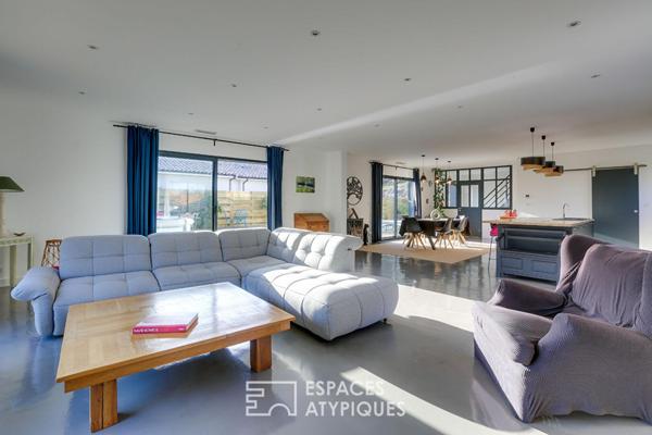 Villa contemporaine avec piscine à 5 km de l’Océan