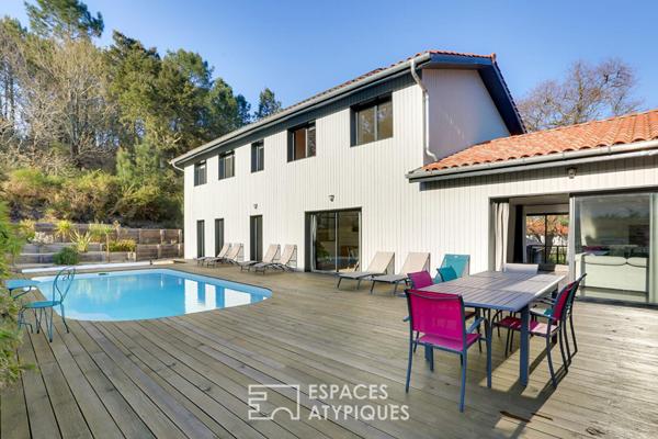 Villa contemporaine avec piscine à 5 km de l’Océan