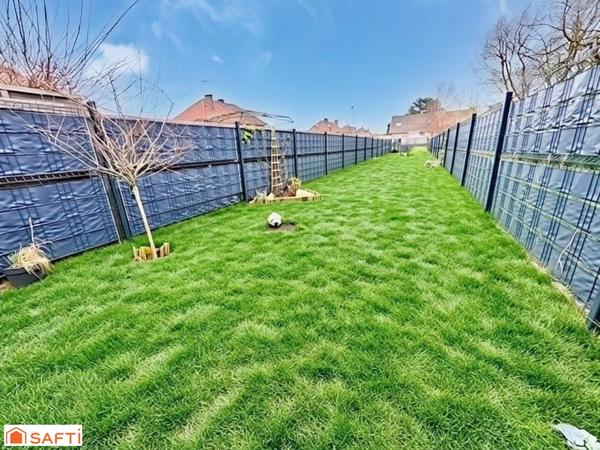 Maison semi-individuelle – 157 m² – Coup de cœur assuré à Bruay-sur-l’Escaut avec jardin +garage /4 chambres