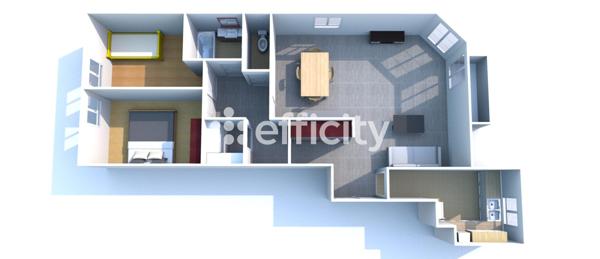 Appartement 4 pièces - 83 m² Exclusivité efficity