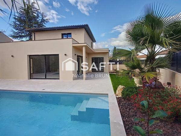 Villa d'architecte de 120 m² sur 428 m² de terrain