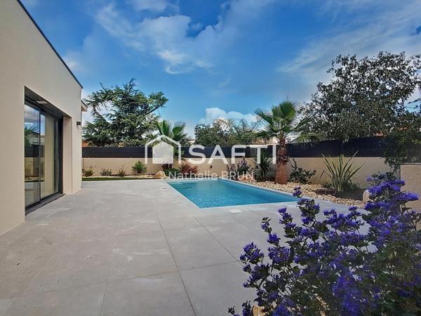 Villa d'architecte de 120 m² sur 428 m² de terrain