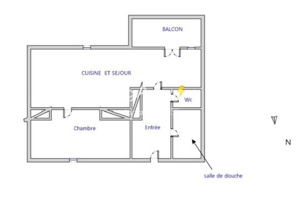 Appartement à ROQUEBRUNE-SUR-ARGENS, 83380 - 2 pièces 40m²