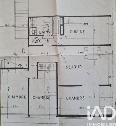 Appartement à vendre 3 pièces 66,96 m² L'Haÿ-les-Roses