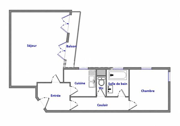 Appartement
         2 pièces
        - 47 m² Exclusivité 335 000 € *