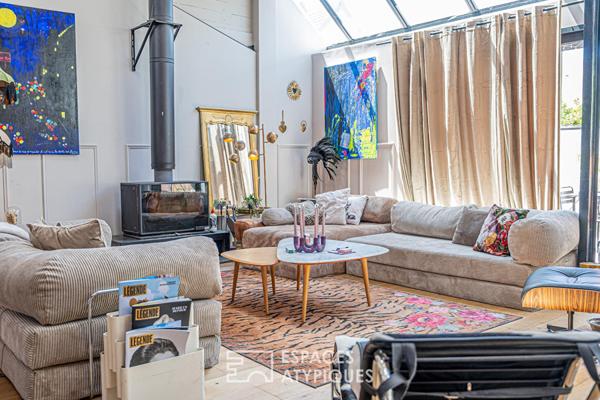 Loft contemporain à l’âme d’artiste