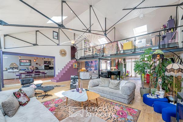 Loft contemporain à l’âme d’artiste