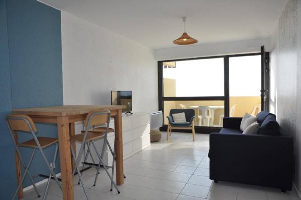 Appartement T2 à vendre dans la résidence Océanide avec balcon vue sur l'océan atlantique Lacanau Océan Front de mer