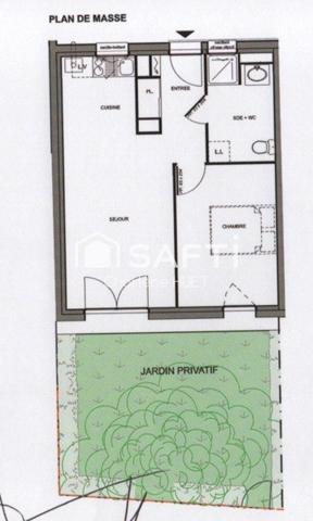 T2 avec jardin de 35m², proche ICAM et lycée