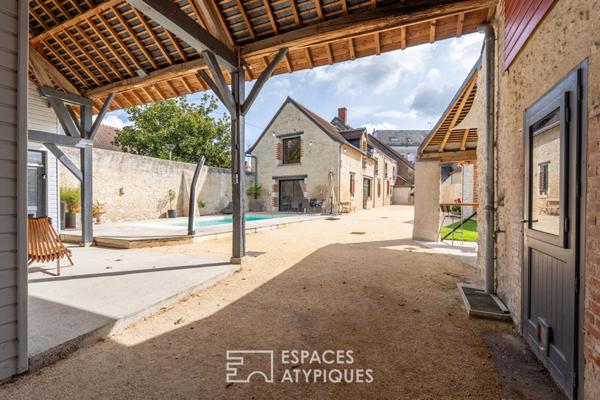 Maison familiale rénovée avec piscine et maison d’amis