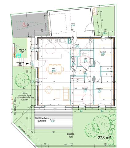 Maison neuve, 3 chambre - LE FENOUILLER