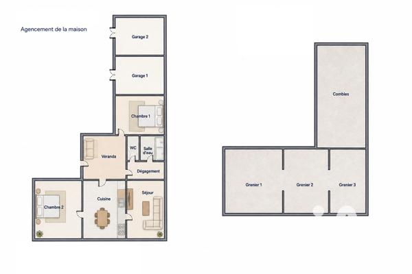 Maison à vendre 4 pièces 68 m² Sully-sur-Loire