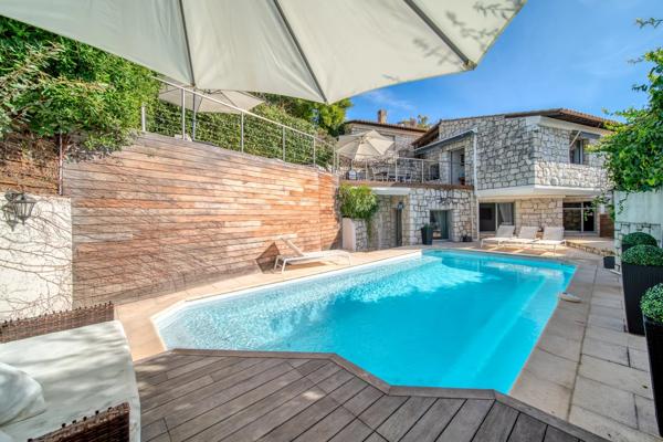 Villa d’exception située dans le prestigieux quartier de la Californie, au sein d’un domaine privé sécurisé et paysager