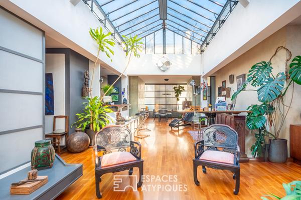 Loft avec verrière zénithale et rooftop