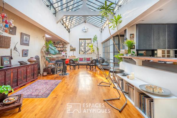 Loft avec verrière zénithale et rooftop