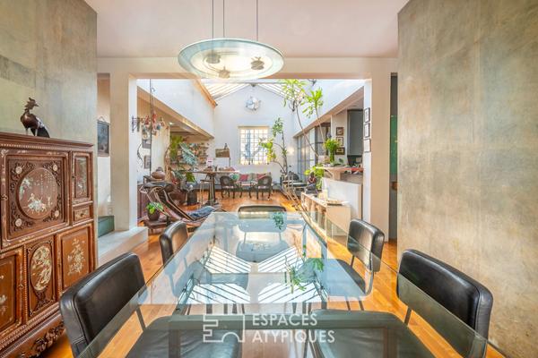 Loft avec verrière zénithale et rooftop