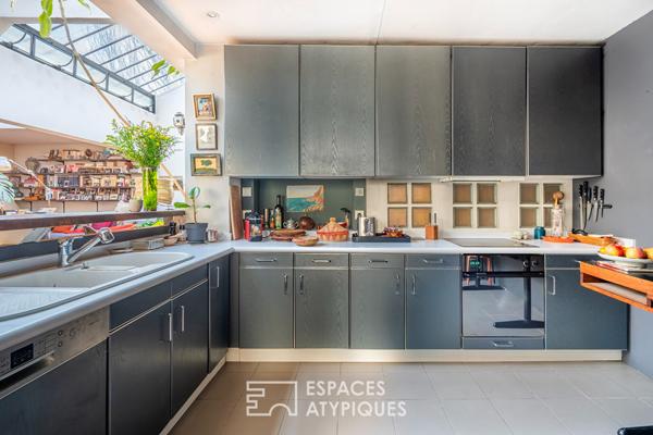 Loft avec verrière zénithale et rooftop