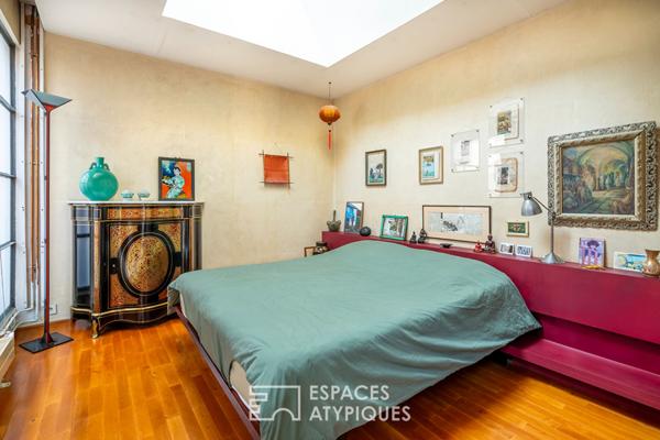 Loft avec verrière zénithale et rooftop