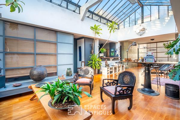Loft avec verrière zénithale et rooftop