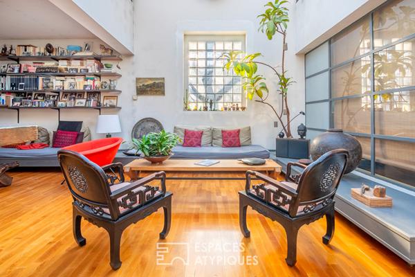 Loft avec verrière zénithale et rooftop