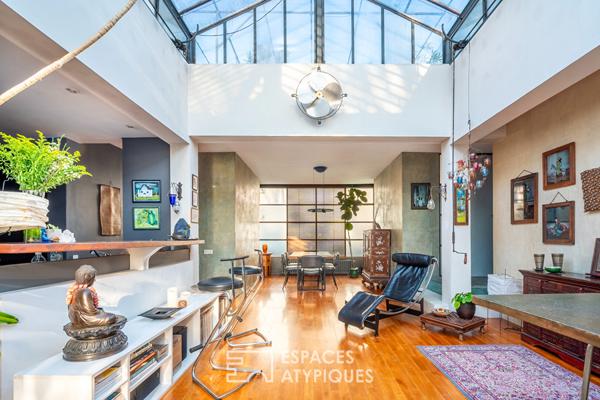 Loft avec verrière zénithale et rooftop